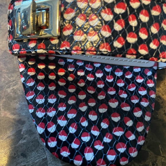 Never worn red and blue sandals 2 inch heel - Picture 4 of 4